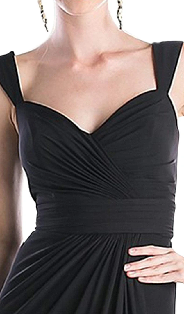 Cinderella Divine - Surplice Bodice Draping Sheath Dress Formal Gowns 7 Cinderella Divine - Surplice Bodice Draping Sheath Dress Formal Gowns