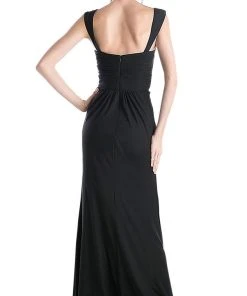 Cinderella Divine - Surplice Bodice Draping Sheath Dress Formal Gowns 15 Cinderella Divine - Surplice Bodice Draping Sheath Dress Formal Gowns