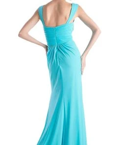 Cinderella Divine - Surplice Bodice Draping Sheath Dress Formal Gowns 21 Cinderella Divine - Surplice Bodice Draping Sheath Dress Formal Gowns