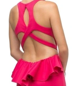 Cinderella Divine - UR137 Plunging Bodice Strappy Knit Trumpet Gown Formal Gowns 11 Cinderella Divine - UR137 Plunging Bodice Strappy Knit Trumpet Gown Formal Gowns