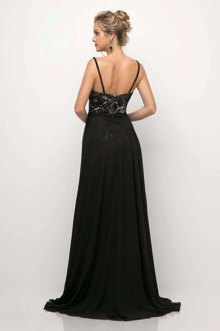 Cinderella Divine - UT254 Lace Deep Sweetheart Dress With Overskirt Formal Gowns 4 Cinderella Divine - UT254 Lace Deep Sweetheart Dress With Overskirt Formal Gowns