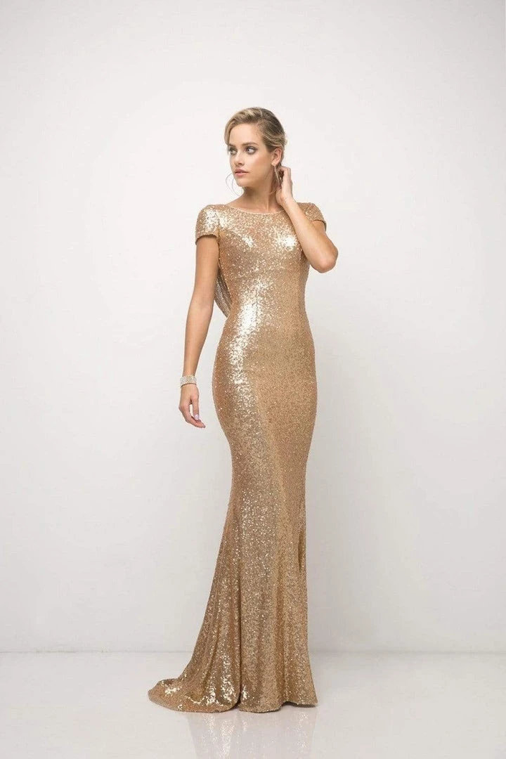 Cinderella Divine - UV003 Allover Sequin Gown Back Mermaid Gown Formal Gowns 9 Cinderella Divine - UV003 Allover Sequin Gown Back Mermaid Gown Formal Gowns