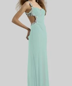 Clarisse - 2364 Bejeweled Sweetheart Dress