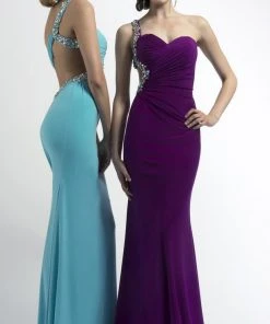 Clarisse - 2364 Bejeweled Sweetheart Dress