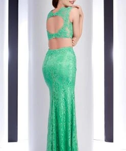 Clarisse - 2716 Two-Piece Jeweled Applique Gown