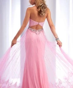 Clarisse - 2734 Bedazzled Sweetheart Dress