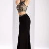 Clarisse - 3020 Adorned Illusion Two-Piece Gown Formal Gowns 1 Clarisse - 3020 Adorned Illusion Two-Piece Gown Formal Gowns