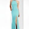 Formal Gowns Clarisse - 3106 Keyhole Cutout Halter Gown 2 Formal Gowns Clarisse - 3106 Keyhole Cutout Halter Gown
