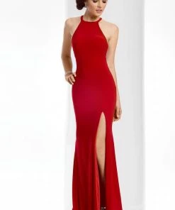 Formal Gowns Clarisse - 3106 Keyhole Cutout Halter Gown 9 Formal Gowns Clarisse - 3106 Keyhole Cutout Halter Gown