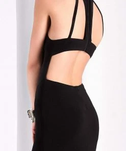 Formal Gowns Clarisse - 3106 Keyhole Cutout Halter Gown 13 Formal Gowns Clarisse - 3106 Keyhole Cutout Halter Gown