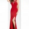 Formal Gowns Clarisse - 3115 Crystal Embellished Gown With Slit