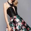 Clarisse - 3302 Floral Plunging Sweetheart Strapless Dress 1 Clarisse - 3302 Floral Plunging Sweetheart Strapless Dress