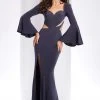 Clarisse - 3405 Trumpet Sleeve Sweetheart Sheath Dress 1 Clarisse - 3405 Trumpet Sleeve Sweetheart Sheath Dress