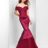 Clarisse - 3447 Off-Shoulder Taffeta Mermaid Gown 1 Clarisse - 3447 Off-Shoulder Taffeta Mermaid Gown