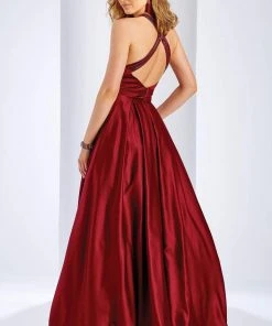 Clarisse - 3489 Sleeveless Halter A-line Dress 5 Clarisse - 3489 Sleeveless Halter A-line Dress