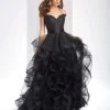 Clarisse - 3501 Beaded Sweetheart Ruffled Ballgown Plus Size Dresses