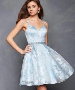 Cocktail Dresses Clarisse - 3620 Sweetheart Organza A-line Dress With Strappy Back