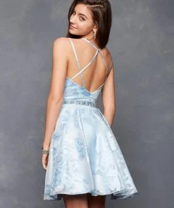 Cocktail Dresses Clarisse - 3620 Sweetheart Organza A-line Dress With Strappy Back 5 Cocktail Dresses Clarisse - 3620 Sweetheart Organza A-line Dress With Strappy Back