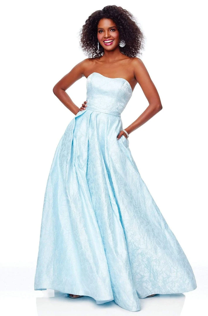 Formal Gowns Clarisse - 3705 Strapless Semi-Sweetheart A-Line Gown 3 Formal Gowns Clarisse - 3705 Strapless Semi-Sweetheart A-Line Gown
