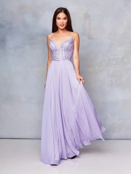 Clarisse - 3733 Plunging Sweetheart Beaded Chiffon Gown 3 Clarisse - 3733 Plunging Sweetheart Beaded Chiffon Gown
