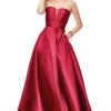 Formal Gowns Clarisse - 3743 Semi-Sweetheart Mikado A-Line Gown