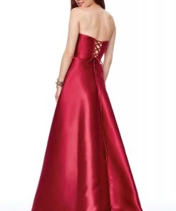 Formal Gowns Clarisse - 3743 Semi-Sweetheart Mikado A-Line Gown