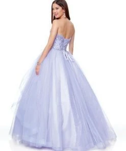 Clarisse - 3811 Strapless Sweetheart Beaded Corset Ballgown Formal Gowns