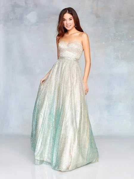 Formal Gowns Clarisse - 3821 Shimmery Strapless Sweetheart A-line Dress 3 Formal Gowns Clarisse - 3821 Shimmery Strapless Sweetheart A-line Dress