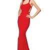 Clarisse - 3839 Sleeveless Scoop Neck Mermaid Dress Formal Gowns