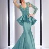 Clarisse - 4701 Floral Applique Mermaid Dress Formal Gowns