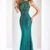 Clarisse - 4831 Illusion Jewel Beaded Gown Formal Gowns
