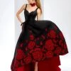 Formal Gowns Clarisse - 4943 Rose Appliqued Sweetheart Gown 2 Formal Gowns Clarisse - 4943 Rose Appliqued Sweetheart Gown