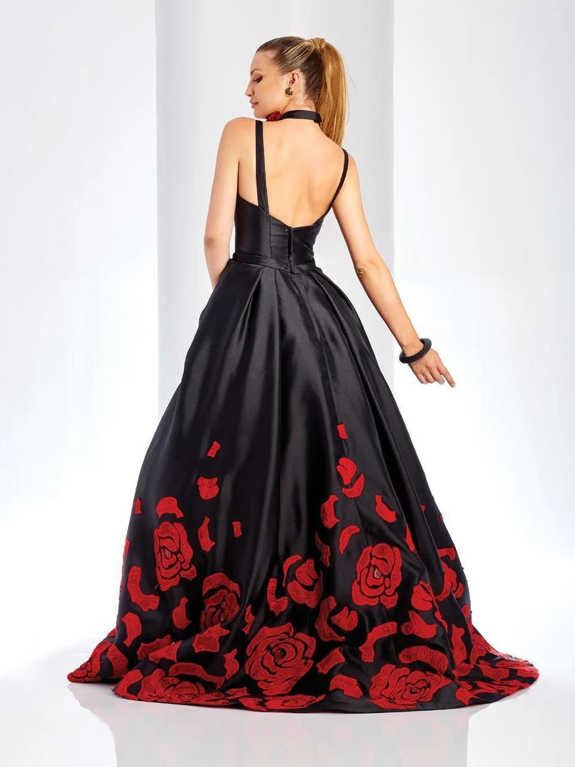 Formal Gowns Clarisse - 4943 Rose Appliqued Sweetheart Gown 4 Formal Gowns Clarisse - 4943 Rose Appliqued Sweetheart Gown