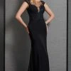 Formal Gowns Clarisse - 6324 Embellished Illusion Bateau Dress