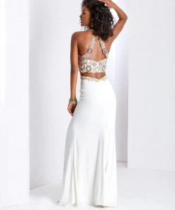 Clarisse Prom - 3536 Halter Floral Lace Long Prom Dress 5 Clarisse Prom - 3536 Halter Floral Lace Long Prom Dress