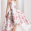 Clarisse Prom - 3564 Halter Floral High Low Prom Dress Formal Gowns
