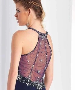 Clarisse - S3115 Embellished Halter Sheath Dress 7 Clarisse - S3115 Embellished Halter Sheath Dress