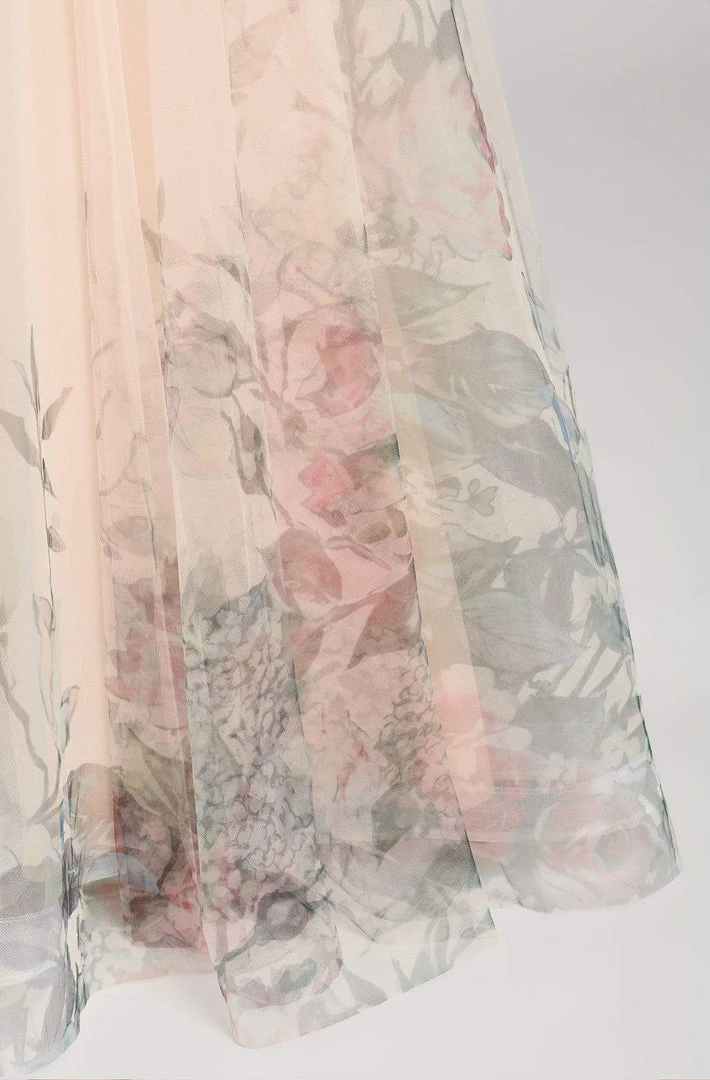 Colette For Mon Cheri - CL12070 Strapless Printed Tulle A-Line Gown 6 Colette For Mon Cheri - CL12070 Strapless Printed Tulle A-Line Gown