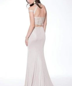 Colors Dress - 1732 Two Piece Bandage Long Dress 5 Colors Dress - 1732 Two Piece Bandage Long Dress