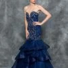 Colors Dress Strapless Sweetheart Beaded Mermaid Gown 1721