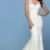 Da Vinci Bridal - Lace Sheath Bridal Gown 50549 - 1 Pc Ivory/Ivory In Size 12 Available 1 Da Vinci Bridal - Lace Sheath Bridal Gown 50549 - 1 Pc Ivory/Ivory In Size 12 Available
