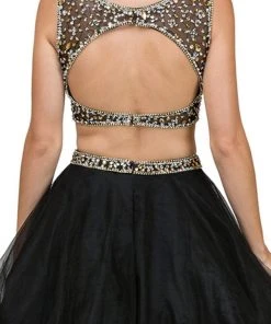 Dancing Queen - 2007 Two Piece Jeweled A-line Cocktail Dress