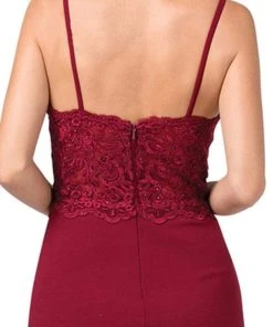 Dancing Queen - 2620 Lace V-neck Trumpet Dress Formal Gowns 11 Dancing Queen - 2620 Lace V-neck Trumpet Dress Formal Gowns