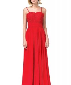 Dancing Queen - 2789 Beaded Lace Embroidery Square Neck A-Line Gown 19 Dancing Queen - 2789 Beaded Lace Embroidery Square Neck A-Line Gown