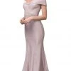Dancing Queen - 2871 Plunging Off-Shoulder Trumpet Dress Formal Gowns