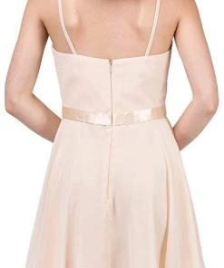 Dancing Queen - 3013 Halter Style Sleeveless Chiffon Cocktail Dress 13 Dancing Queen - 3013 Halter Style Sleeveless Chiffon Cocktail Dress