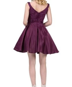 Dancing Queen - 3057 Beaded Lace Sweetheart A-line Homecoming Dress Cocktail Dresses 21 Dancing Queen - 3057 Beaded Lace Sweetheart A-line Homecoming Dress Cocktail Dresses