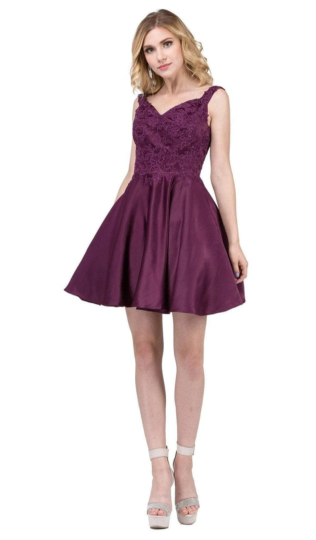 Dancing Queen - 3057 Beaded Lace Sweetheart A-line Homecoming Dress Cocktail Dresses 11 Dancing Queen - 3057 Beaded Lace Sweetheart A-line Homecoming Dress Cocktail Dresses