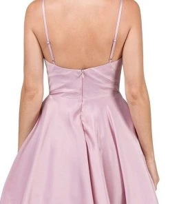 Cocktail Dresses Dancing Queen - 3059 Sleek Pleated Surplice Homecoming Dress 15 Cocktail Dresses Dancing Queen - 3059 Sleek Pleated Surplice Homecoming Dress