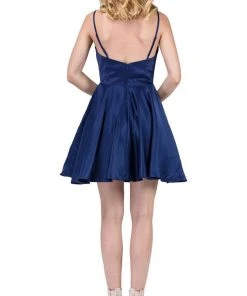 Cocktail Dresses Dancing Queen - 3059 Sleek Pleated Surplice Homecoming Dress 19 Cocktail Dresses Dancing Queen - 3059 Sleek Pleated Surplice Homecoming Dress